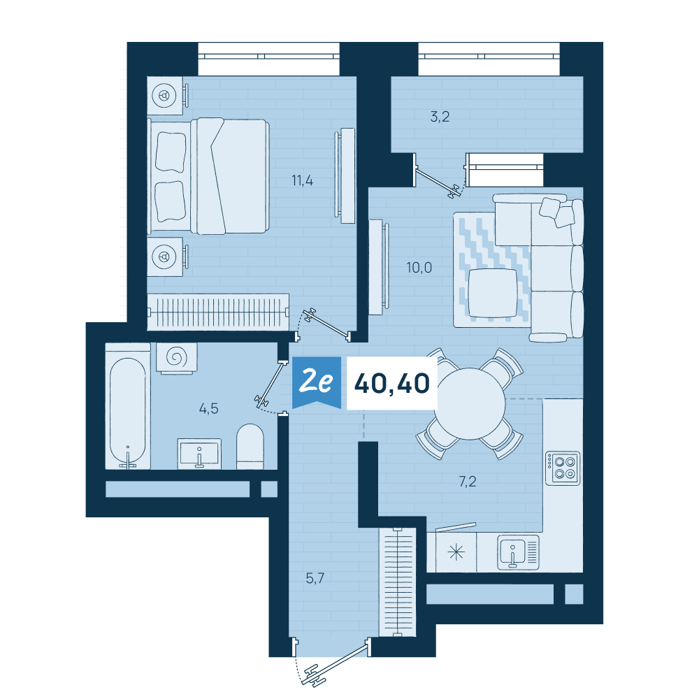 Планировка квартиры 1.11.13